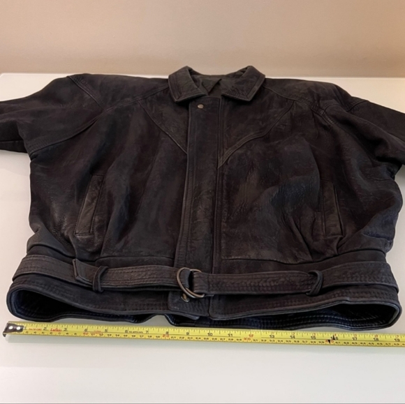 Vintage Soft Leather Jacket- Sz. Lg - Picture 10 of 15